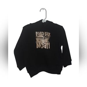Faith Like Noah Kids Black Hoodie